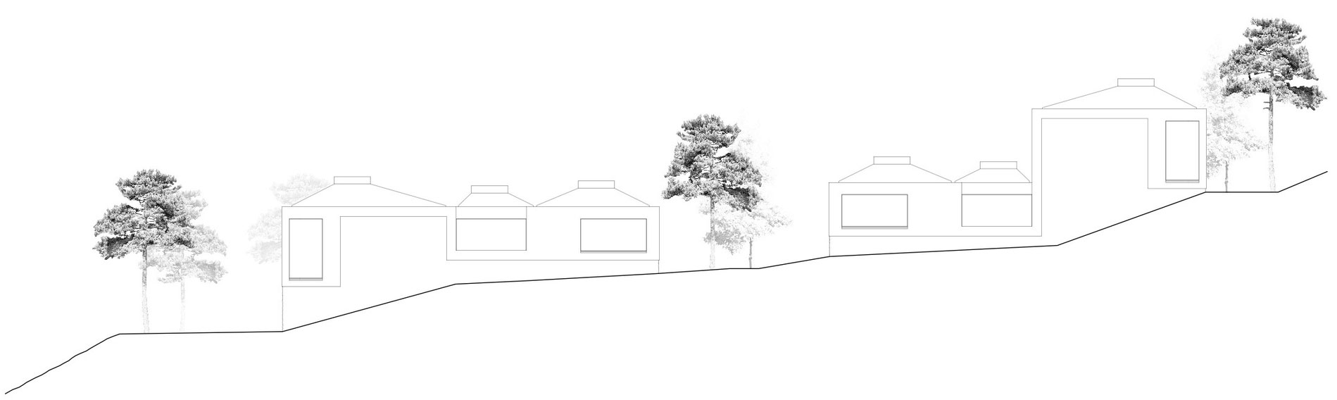A Stunning Modern House with Four Courtyards in Zumikon, Switzerland by Think Architecture (18)
