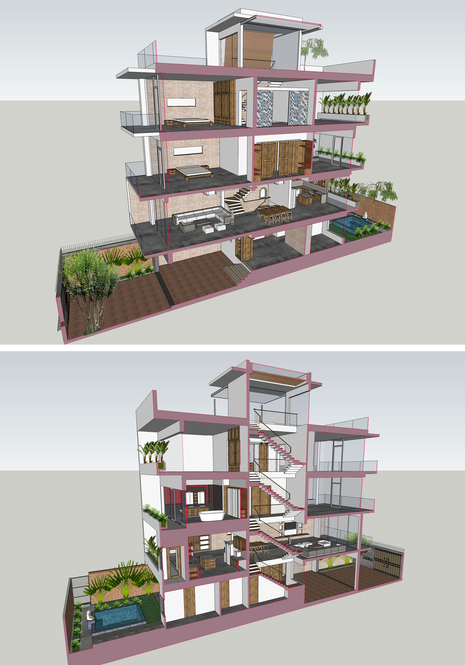 A Stunning Modern Vertical House Overlooking the Saigon River in Ho Chi Minh City by La Design Studio (22)