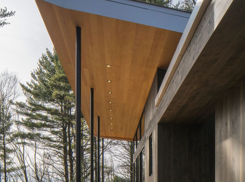 A Stunning Mountain Home Perched Atop a Hudson Valley in Kerhonkson, New York by Studio MM Architect (3)