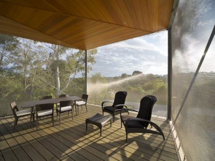 A Stunning Seaside House with Butterfly Roof and Glazed Facades on the Mornington Peninsula by Tim Spicer Architects and Col Bandy Architects (6)