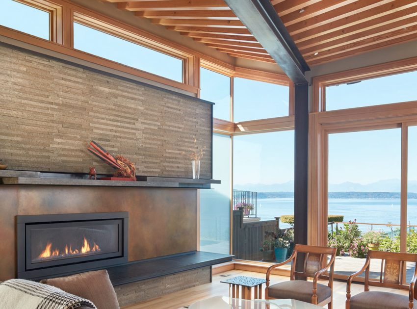 A Stunning Waterfront Home with a Dramatic Panorama of Water and Mountains in Seattle by FINNE Architects (8)