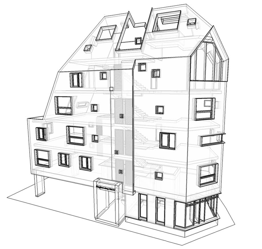 A Stunning White House with Beautiful Pops of Color in Seoul, South Korea by Design band YOAP (21)