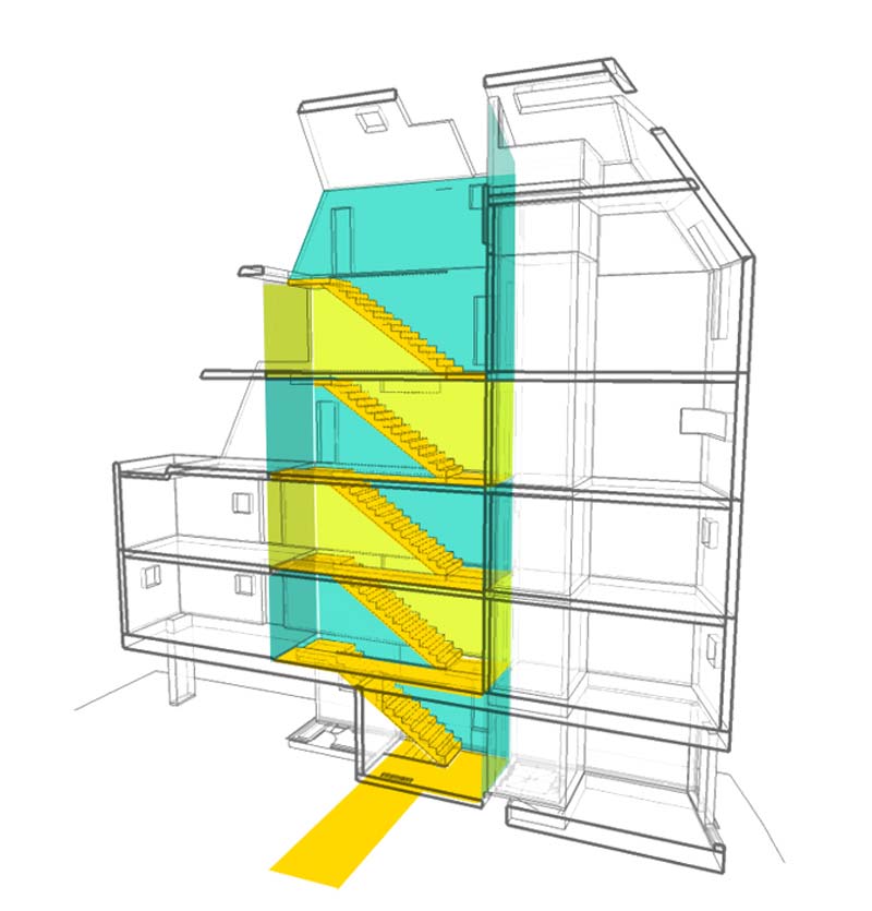 A Stunning White House with Beautiful Pops of Color in Seoul, South Korea by Design band YOAP (22)