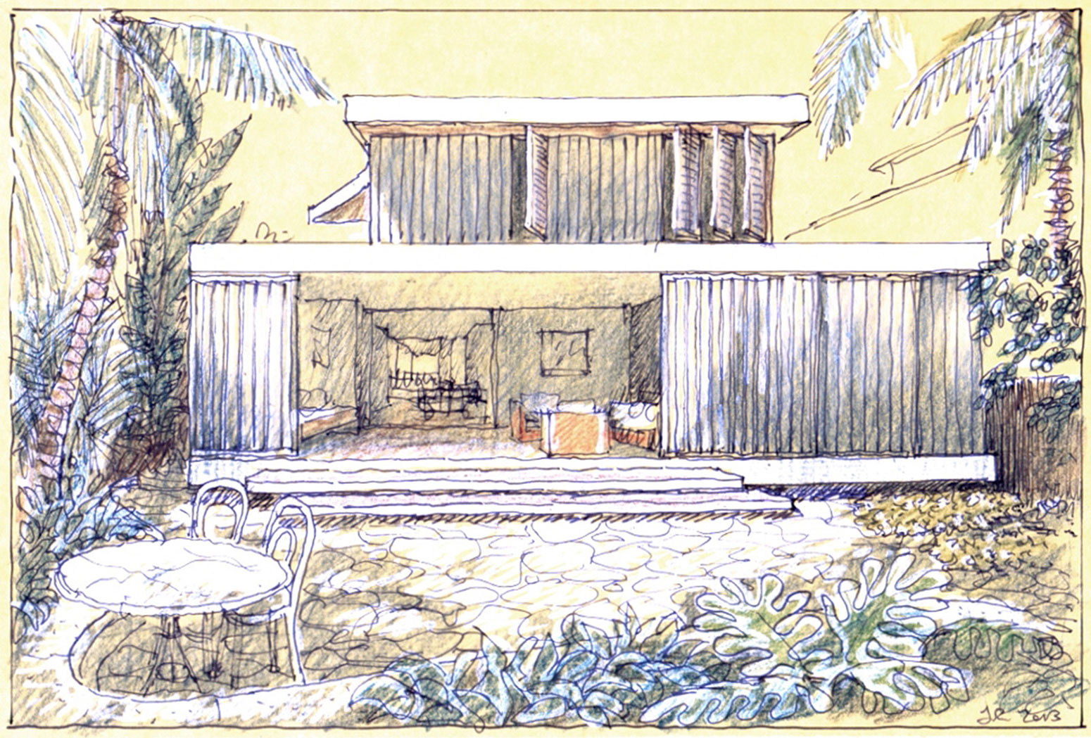 A Stunning and Luminous Beach House Inspired by a Ship on Stilts in Collaroy by Luigi Rosselli Architects (23)