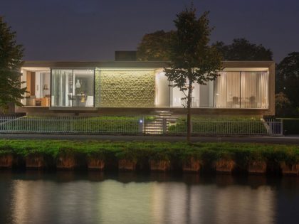 A Stunning and Luminous Contemporary Home on the Edge of a Pretty Man-Made River by LIAG architects (18)