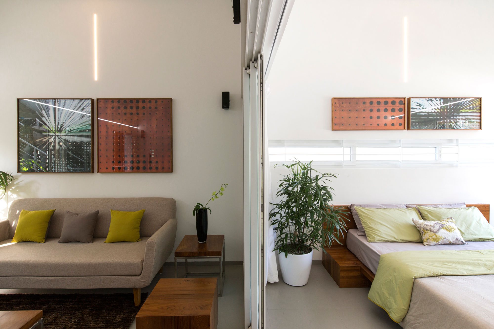 A Stunning and Spacious Home Framed by Perforated Corten Steel Walls in Kerala, India by LIJO.RENY Architects (11)