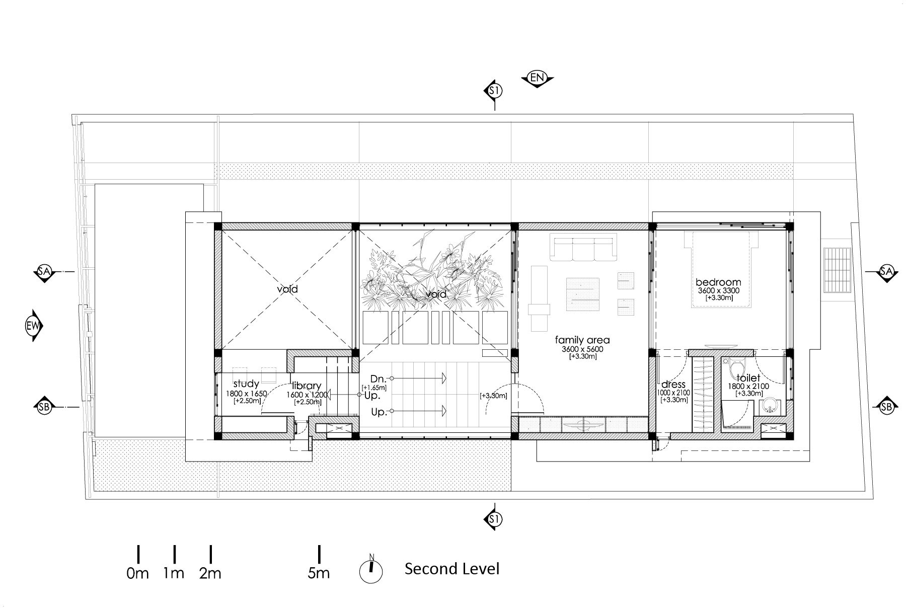 A Stunning and Spacious Home Framed by Perforated Corten Steel Walls in Kerala, India by LIJO.RENY Architects (30)