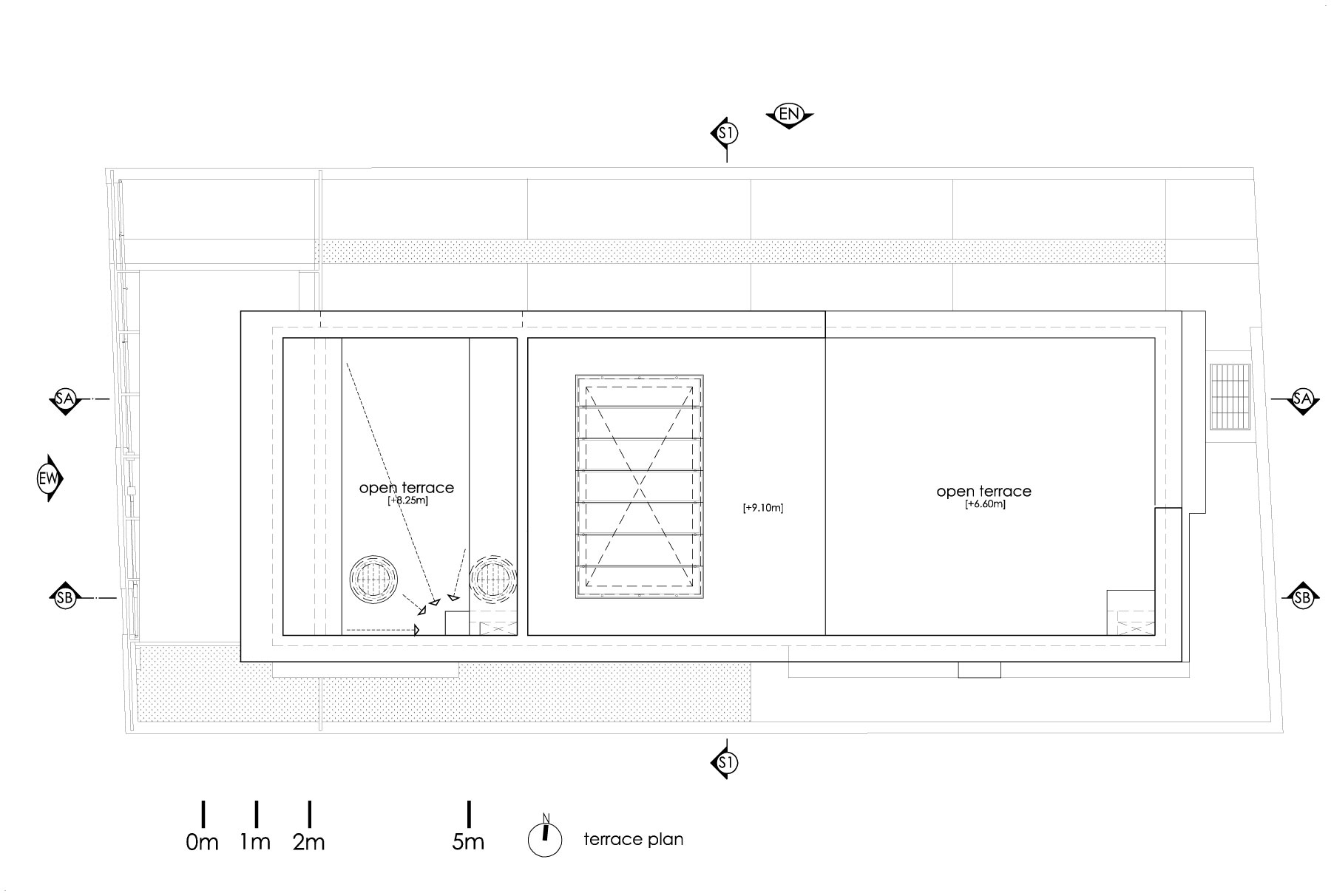 A Stunning and Spacious Home Framed by Perforated Corten Steel Walls in Kerala, India by LIJO.RENY Architects (32)