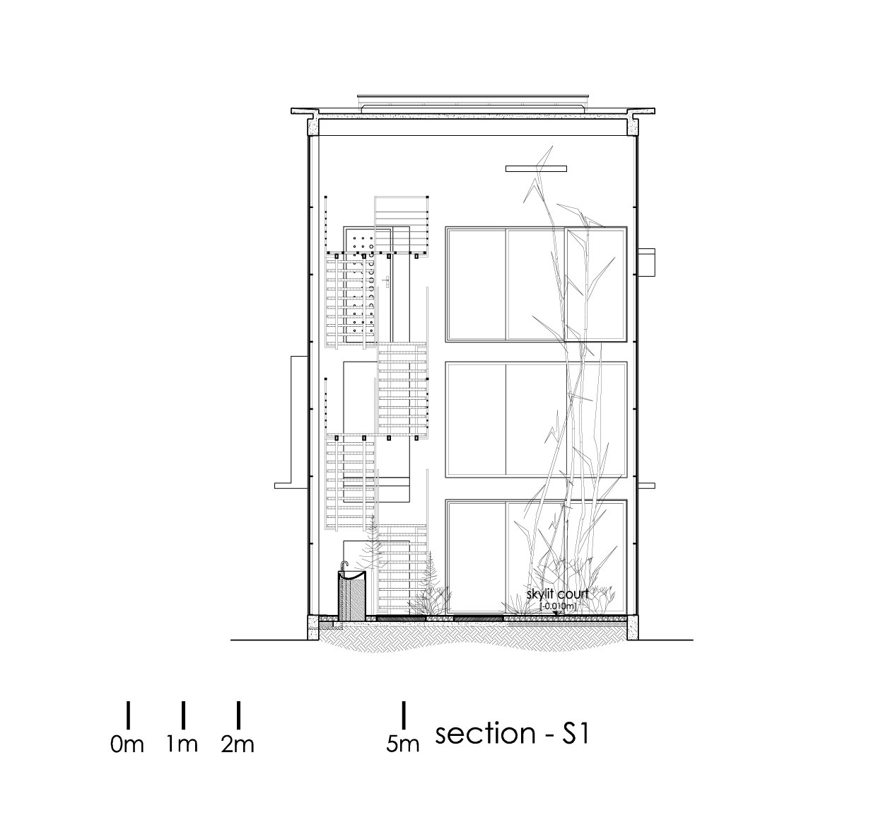 A Stunning and Spacious Home Framed by Perforated Corten Steel Walls in Kerala, India by LIJO.RENY Architects (37)