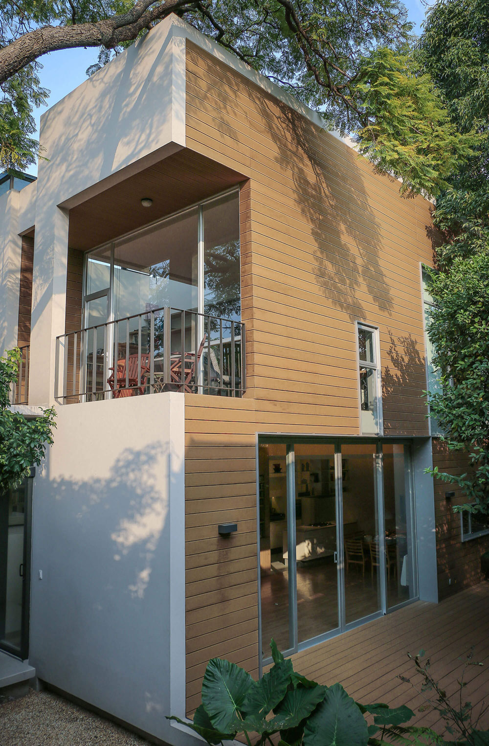 A Stunning Contemporary Home with a Large Bookshelf in Mexico City by Paul Cremoux Studio (1)