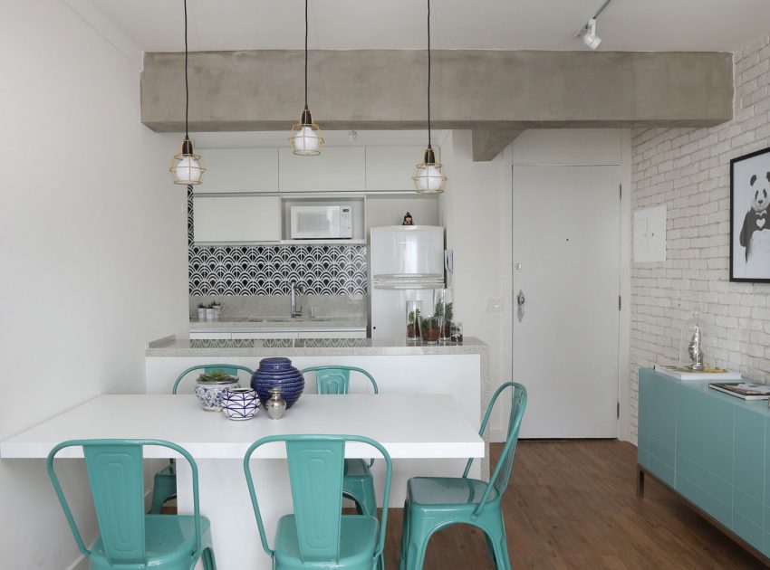 A Stylish Apartment with Romantic Atmosphere in São Paulo by Casa 2 Arquitetos (17)