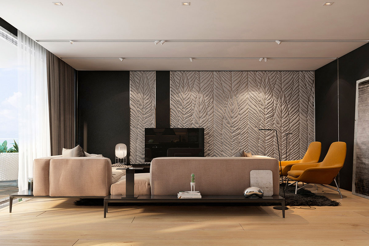 A Stylish Apartment with Sleek and Glossy Interiors in Tel Aviv by Iryna Dzhemesiuk (1)