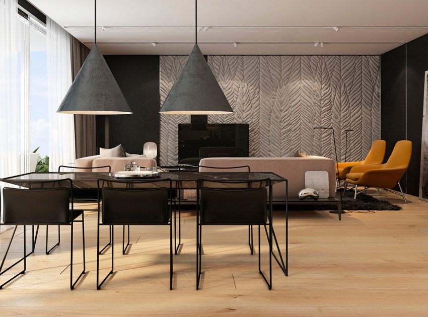A Stylish Apartment with Sleek and Glossy Interiors in Tel Aviv by Iryna Dzhemesiuk (12)