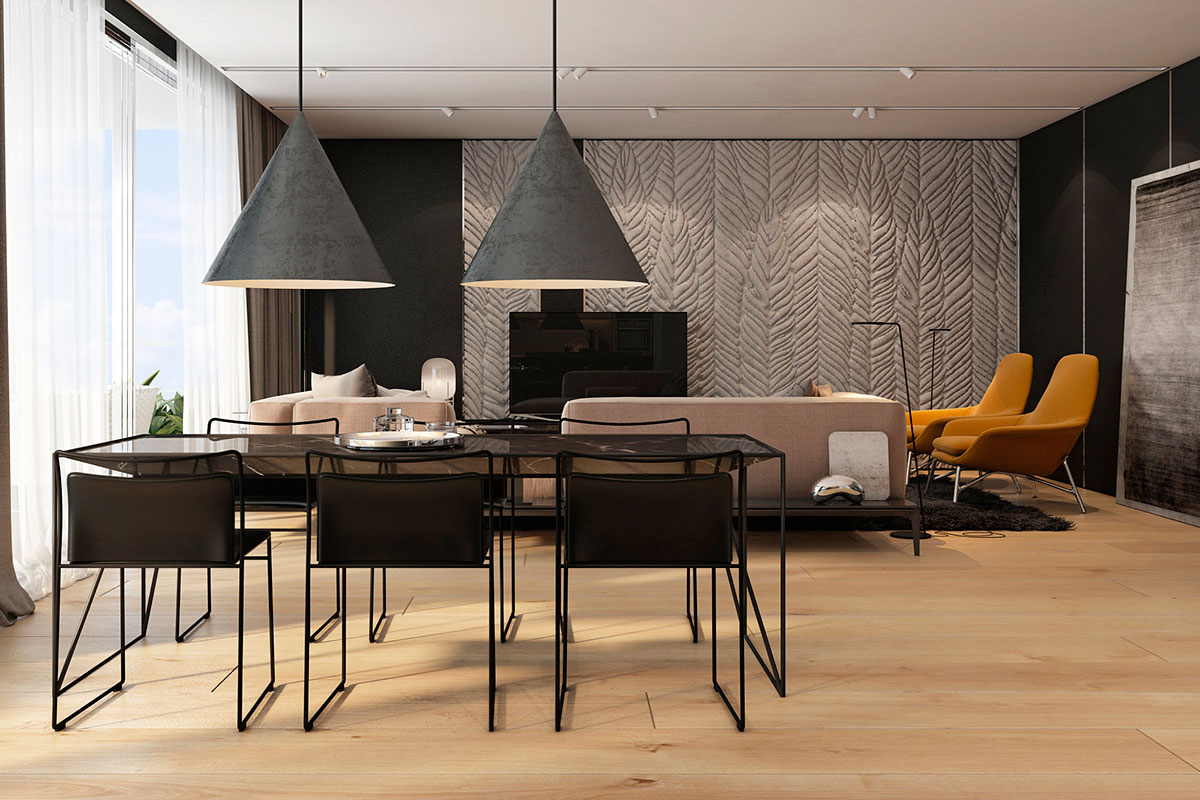 A Stylish Apartment with Sleek and Glossy Interiors in Tel Aviv by Iryna Dzhemesiuk (12)