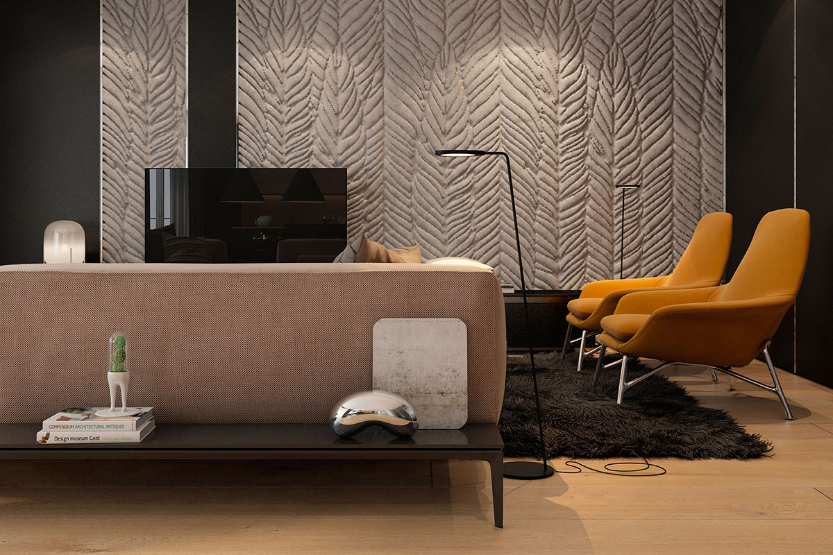 A Stylish Apartment with Sleek and Glossy Interiors in Tel Aviv by Iryna Dzhemesiuk (2)