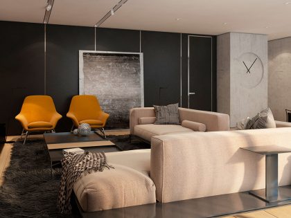A Stylish Apartment with Sleek and Glossy Interiors in Tel Aviv by Iryna Dzhemesiuk (6)