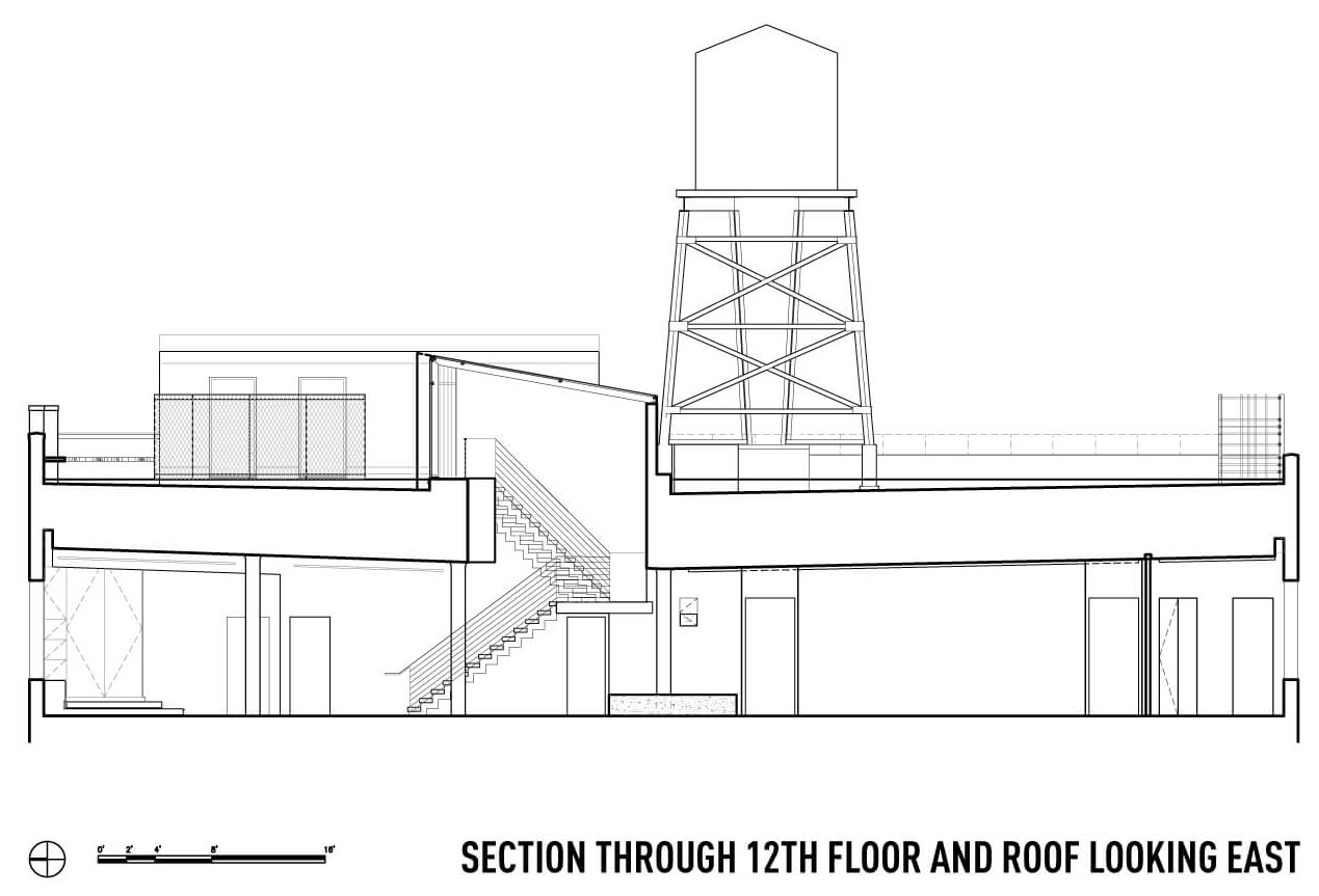 A Stylish Apartment with a Reclaimed Mosaic Wall Tile in New York City by Charles Rose Architects (15)