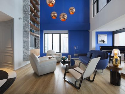 A Stylish Apartment with an Eclectic Mix of Modern and Classic Interiors in Shanghai by Dariel Studio (1)