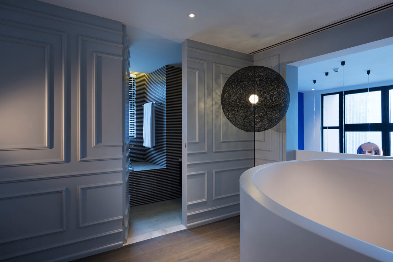 A Stylish Apartment with an Eclectic Mix of Modern and Classic Interiors in Shanghai by Dariel Studio (10)