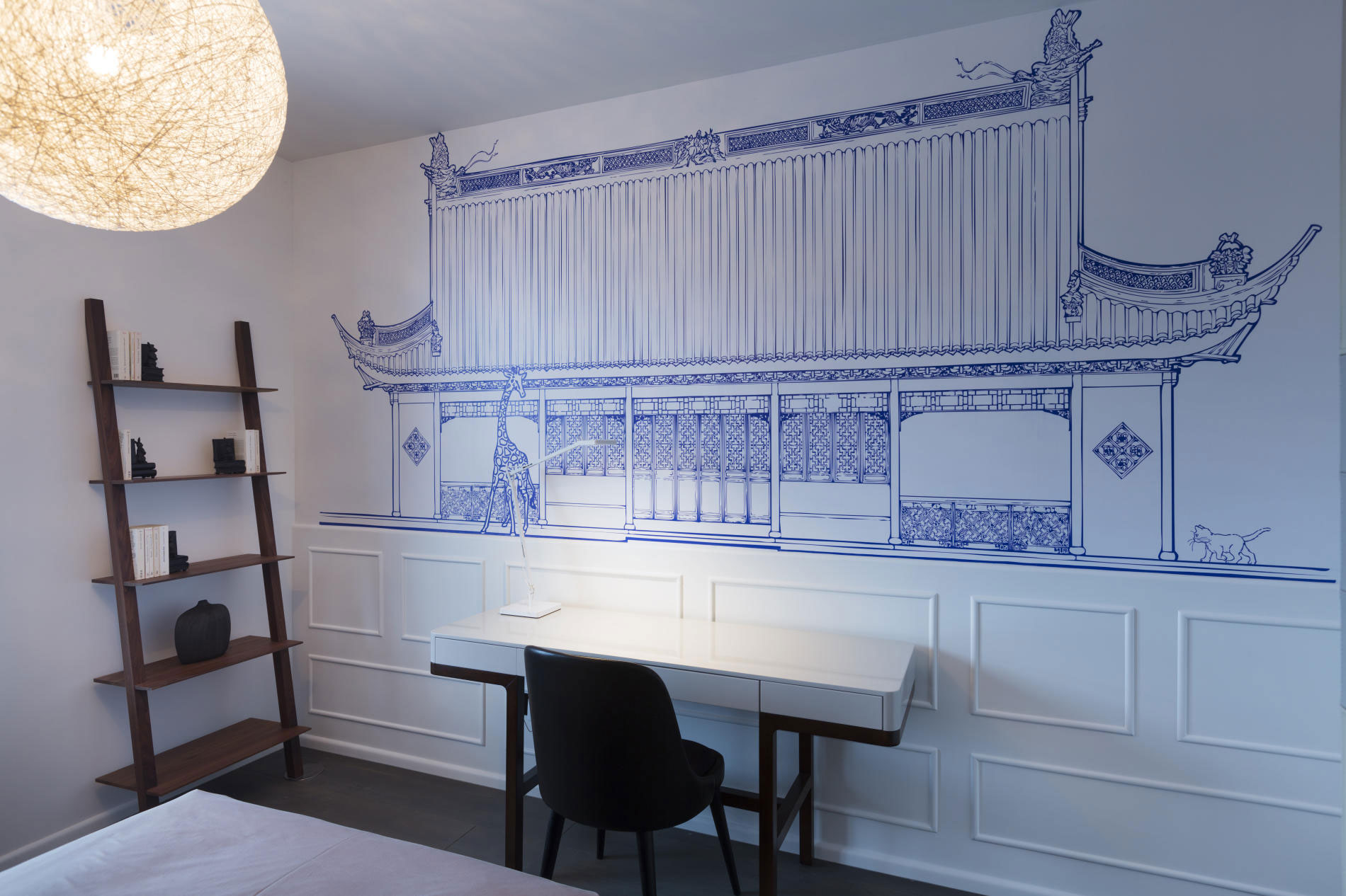 A Stylish Apartment with an Eclectic Mix of Modern and Classic Interiors in Shanghai by Dariel Studio (21)