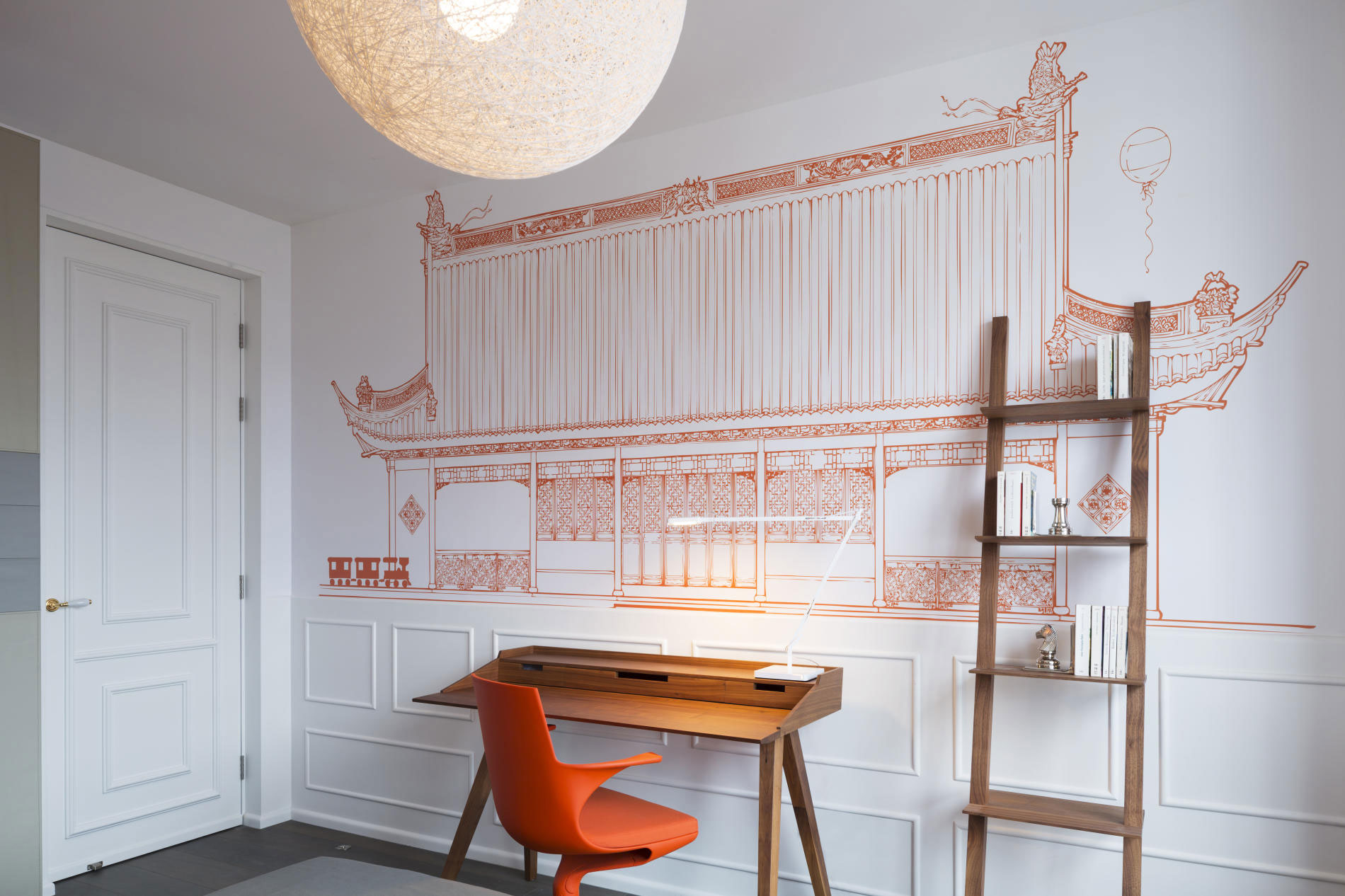 A Stylish Apartment with an Eclectic Mix of Modern and Classic Interiors in Shanghai by Dariel Studio (22)