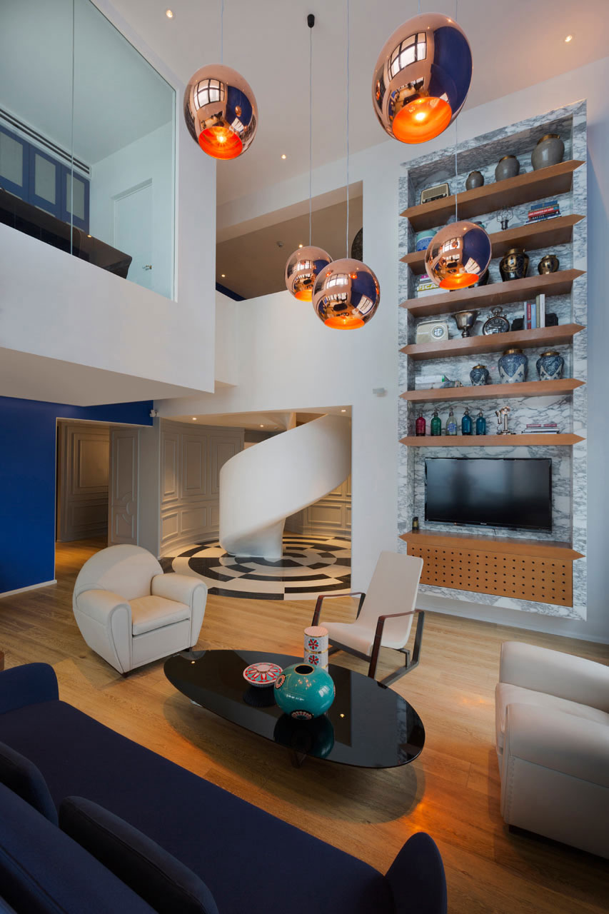 A Stylish Apartment with an Eclectic Mix of Modern and Classic Interiors in Shanghai by Dariel Studio (3)