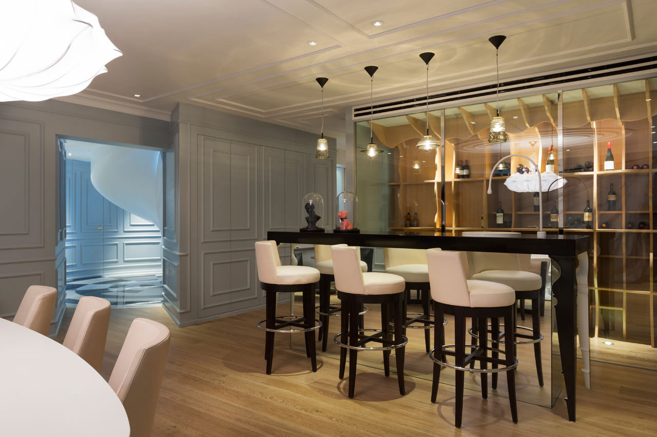 A Stylish Apartment with an Eclectic Mix of Modern and Classic Interiors in Shanghai by Dariel Studio (5)