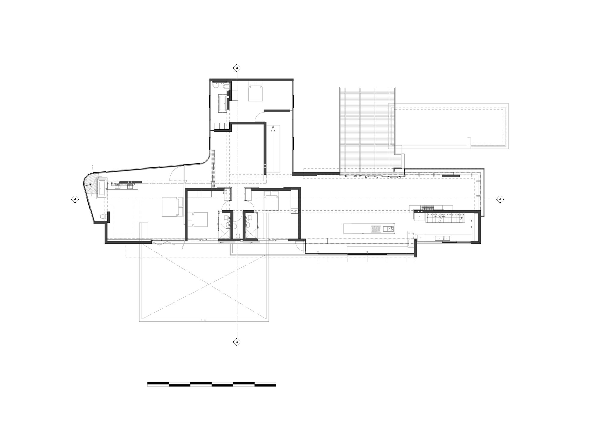 A Stylish Cantilevered Concrete Home with Stunning Character in Pretoria, South Africa by Earthworld Architects & Interiors (22)
