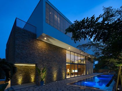 A Stylish Contemporary Home Composed of Two Interlocking Volumes in Ho Chi Minh City by MimA NYstudio + Real Architecture (13)