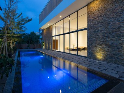 A Stylish Contemporary Home Composed of Two Interlocking Volumes in Ho Chi Minh City by MimA NYstudio + Real Architecture (17)