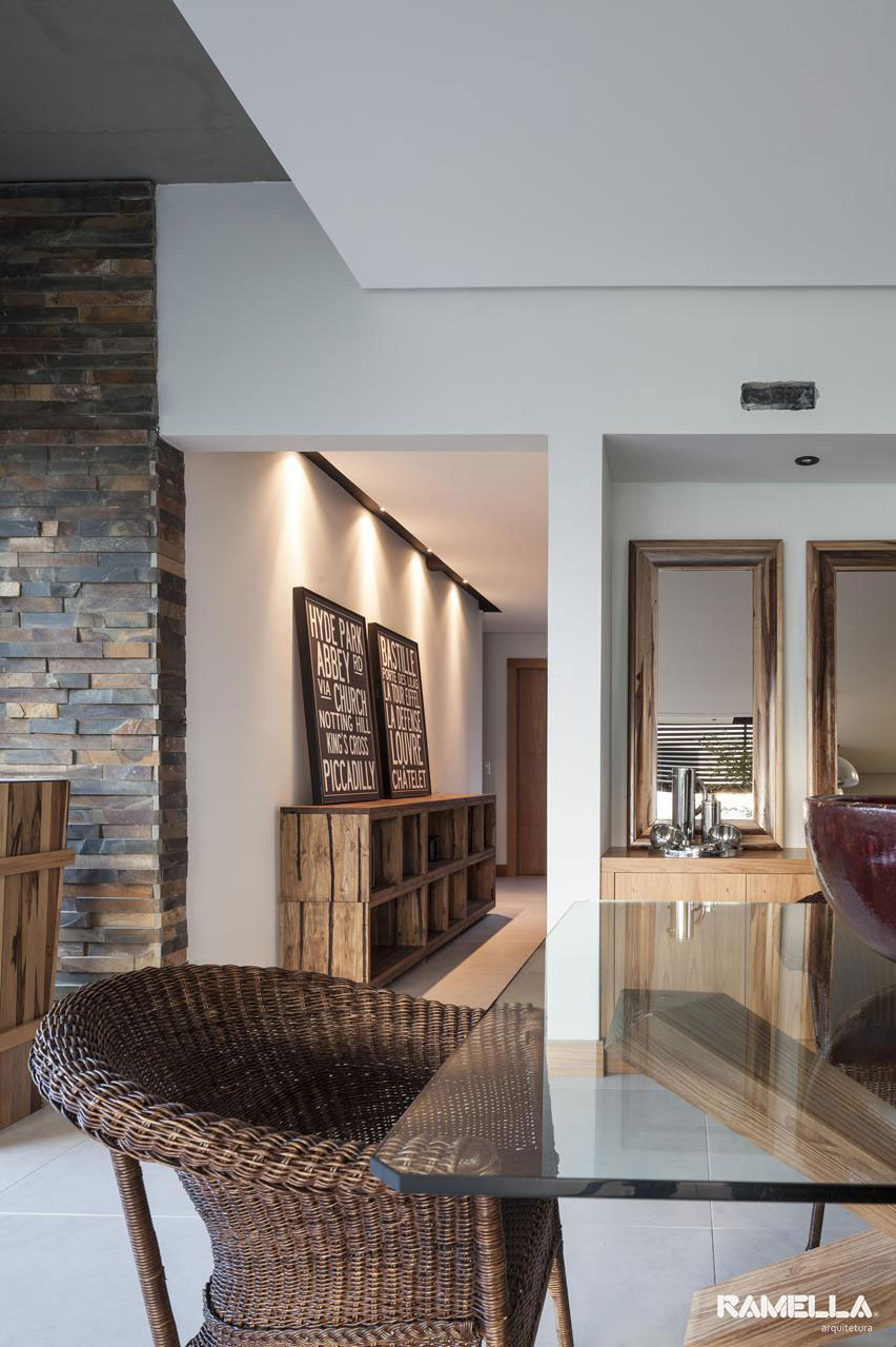 A Stylish Contemporary Home Made of Concrete and Red Bricks in Rio Grande do Sul by Ramella Arquitetura (16)