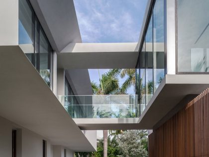 A Stylish Contemporary Home with a Splendid Interior and Carved Staircase in Miami Beach by rGlobe architecture (12)