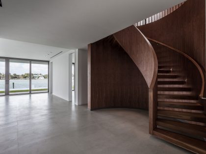 A Stylish Contemporary Home with a Splendid Interior and Carved Staircase in Miami Beach by rGlobe architecture (17)