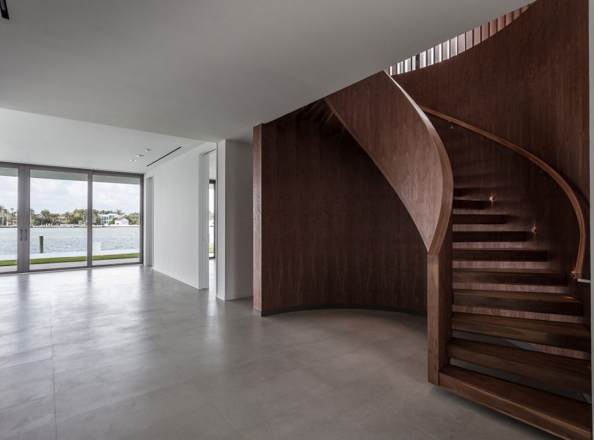 A Stylish Contemporary Home with a Splendid Interior and Carved Staircase in Miami Beach by rGlobe architecture (17)