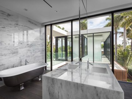 A Stylish Contemporary Home with a Splendid Interior and Carved Staircase in Miami Beach by rGlobe architecture (23)