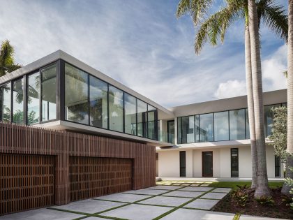 A Stylish Contemporary Home with a Splendid Interior and Carved Staircase in Miami Beach by rGlobe architecture (5)