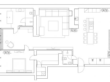 A Stylish Contemporary Loft with an Arched Ceiling in Kiev, Ukraine by Alex Obraztsov (16)