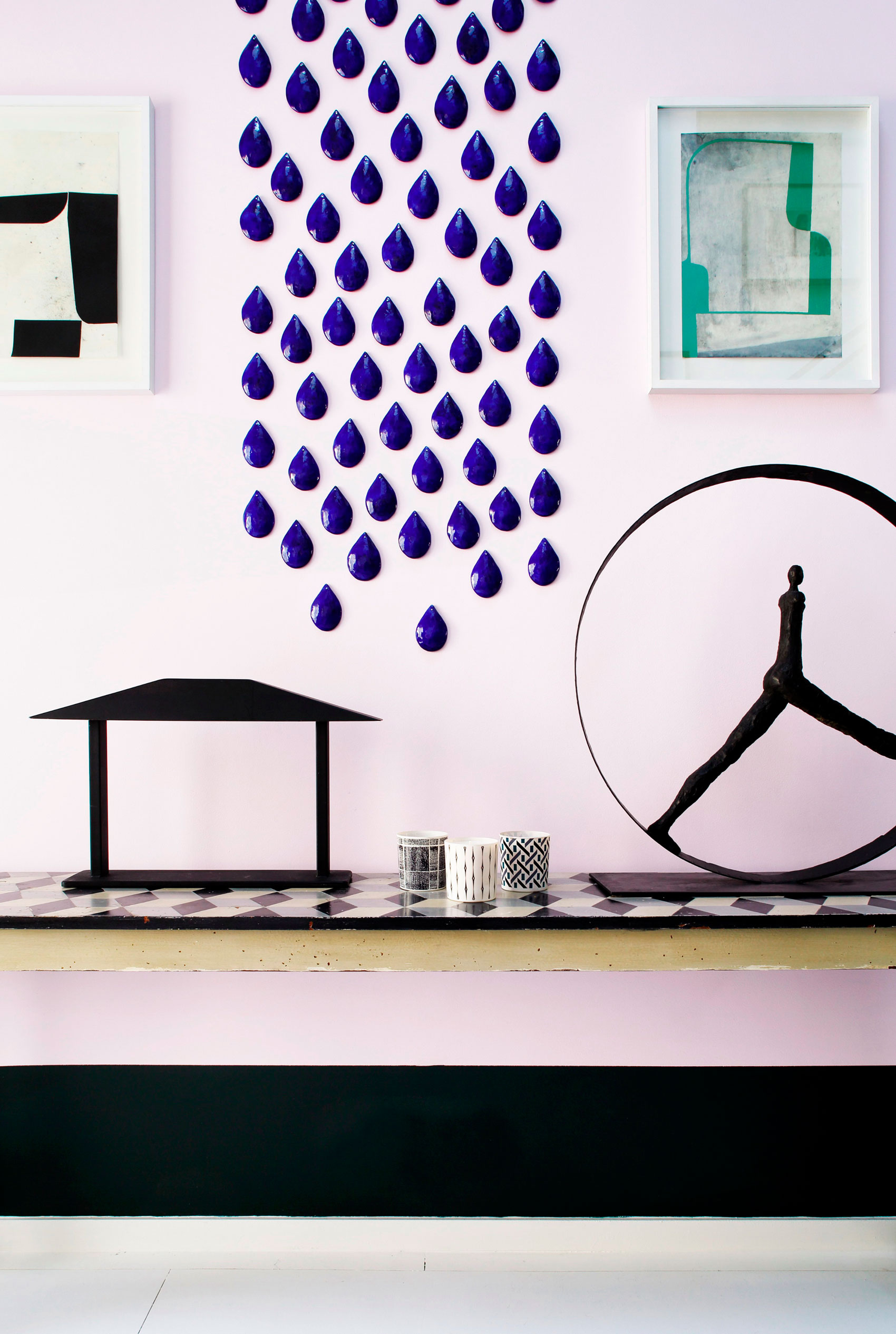 A Stylish Duplex Apartment with Eclectic and Colorful Accents in Paris, France by Sarah Lavoine (19)