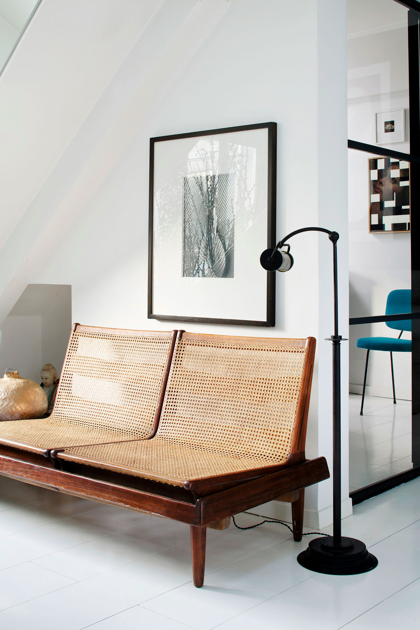 A Stylish Duplex Apartment with Eclectic and Colorful Accents in Paris, France by Sarah Lavoine (6)