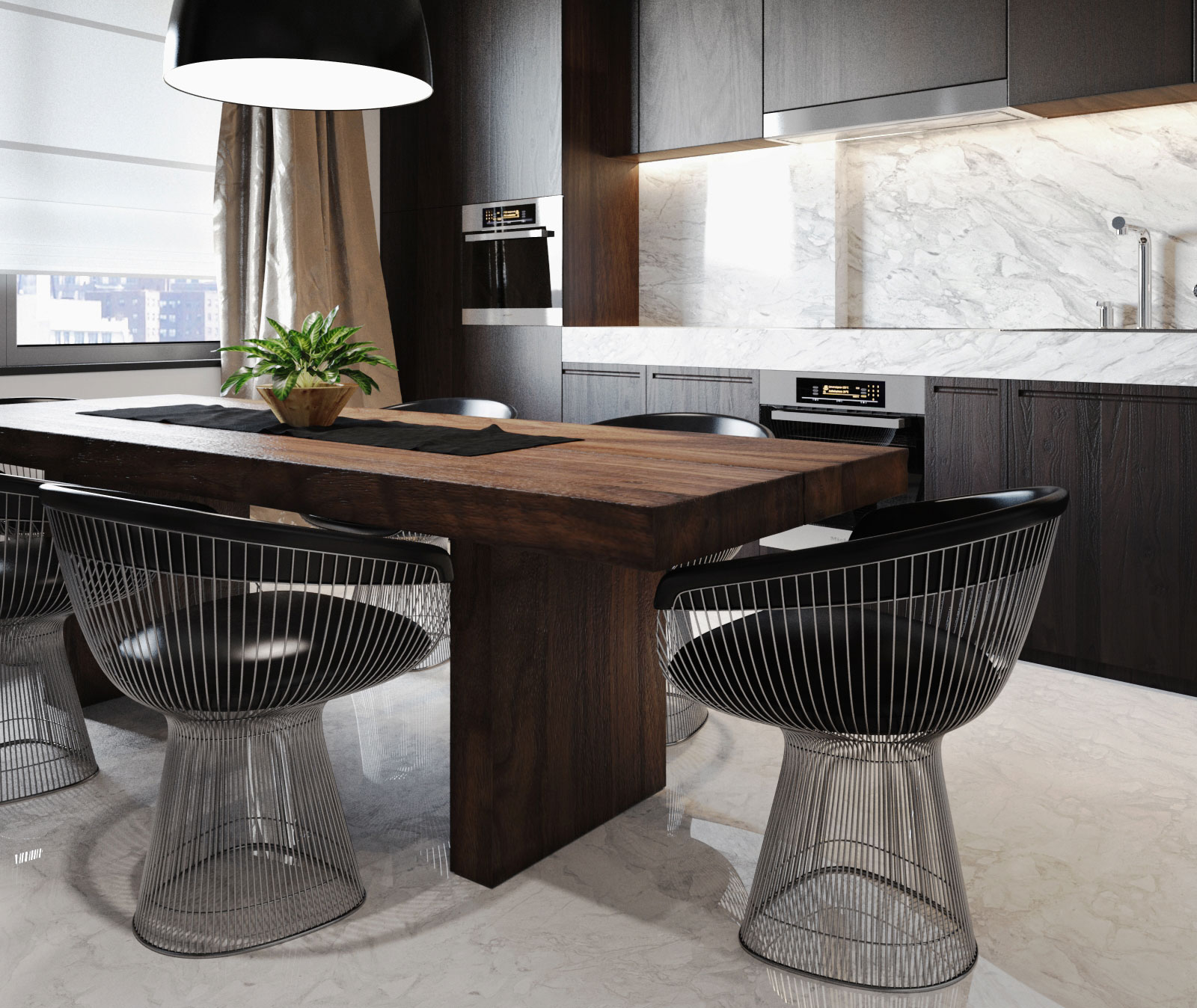 A Stylish Modern Apartment with Shades of Gray and Brown in Kiev by S&T architects (6)