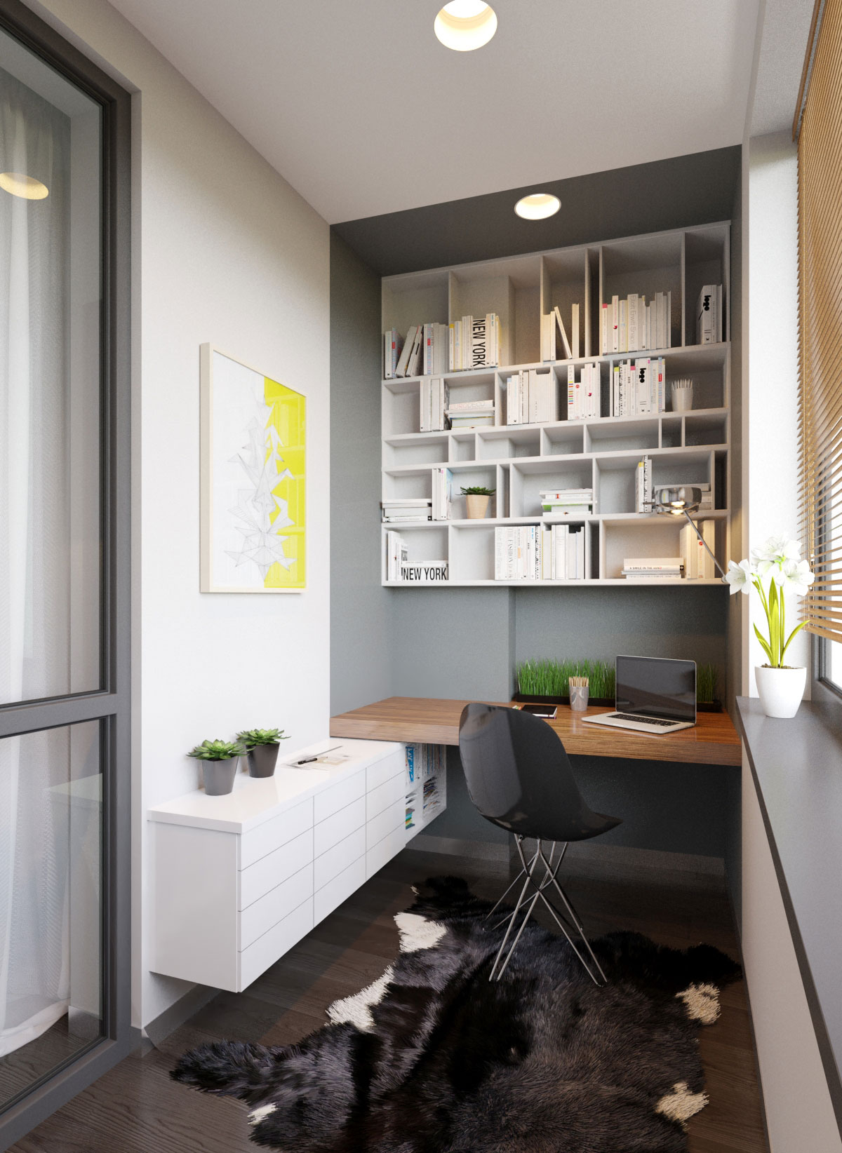 A Stylish Modern Apartment with Shades of Gray and Brown in Kiev by S&T architects (9)