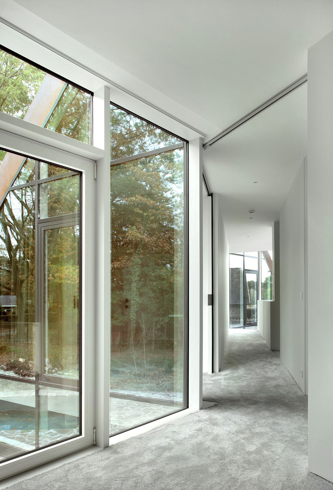 A Stylish Modern Copper-Clad House with Stunning Views in Destelbergen, Belgium by Graux & Baeyens Architects (10)