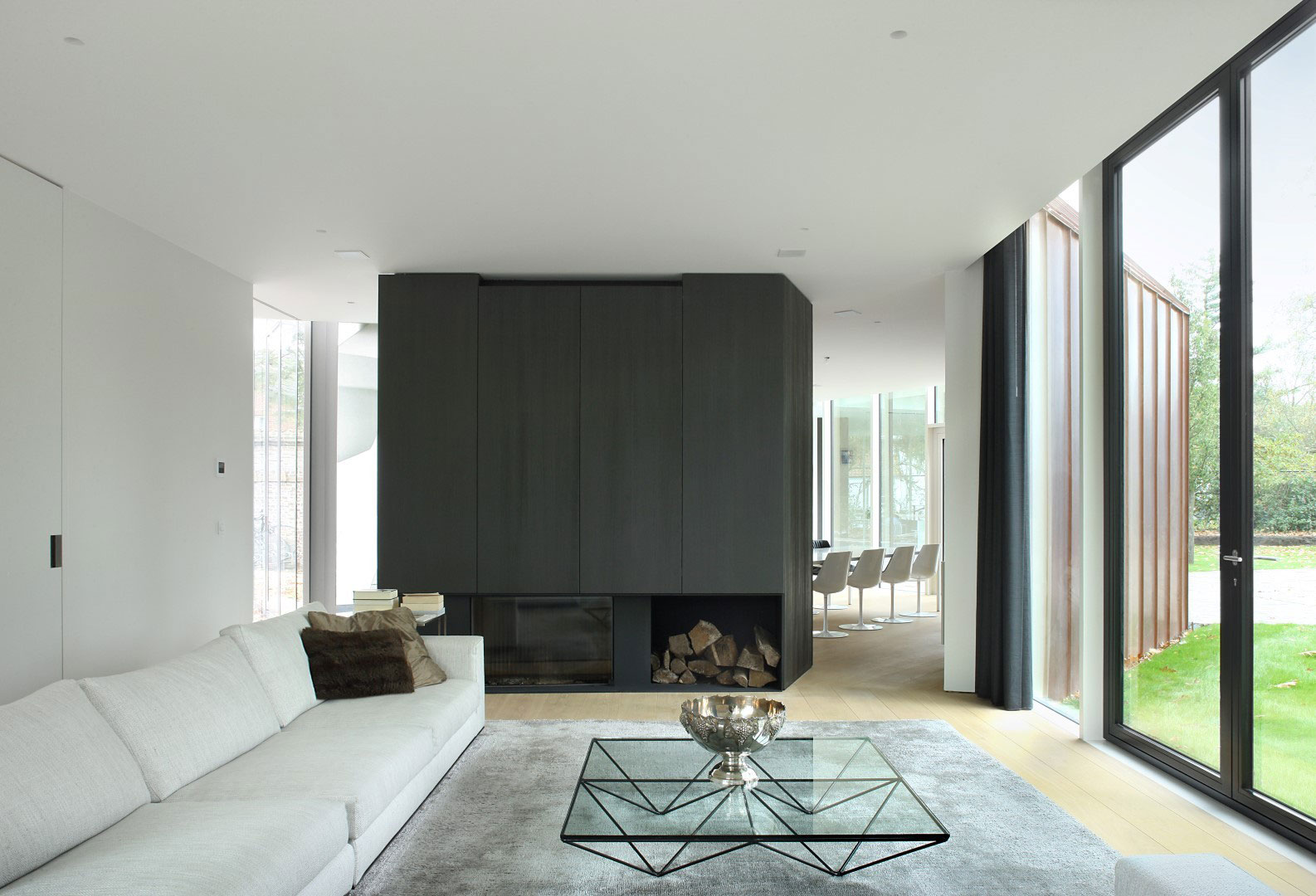 A Stylish Modern Copper-Clad House with Stunning Views in Destelbergen, Belgium by Graux & Baeyens Architects (8)