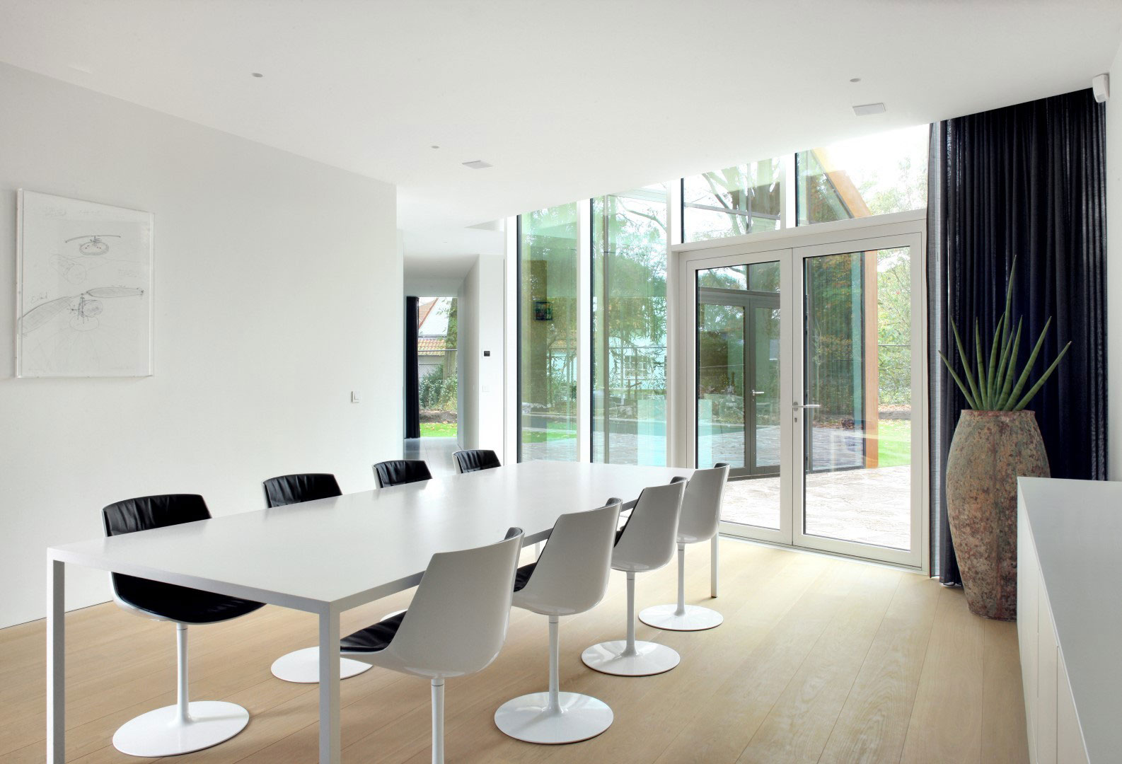 A Stylish Modern Copper-Clad House with Stunning Views in Destelbergen, Belgium by Graux & Baeyens Architects (9)