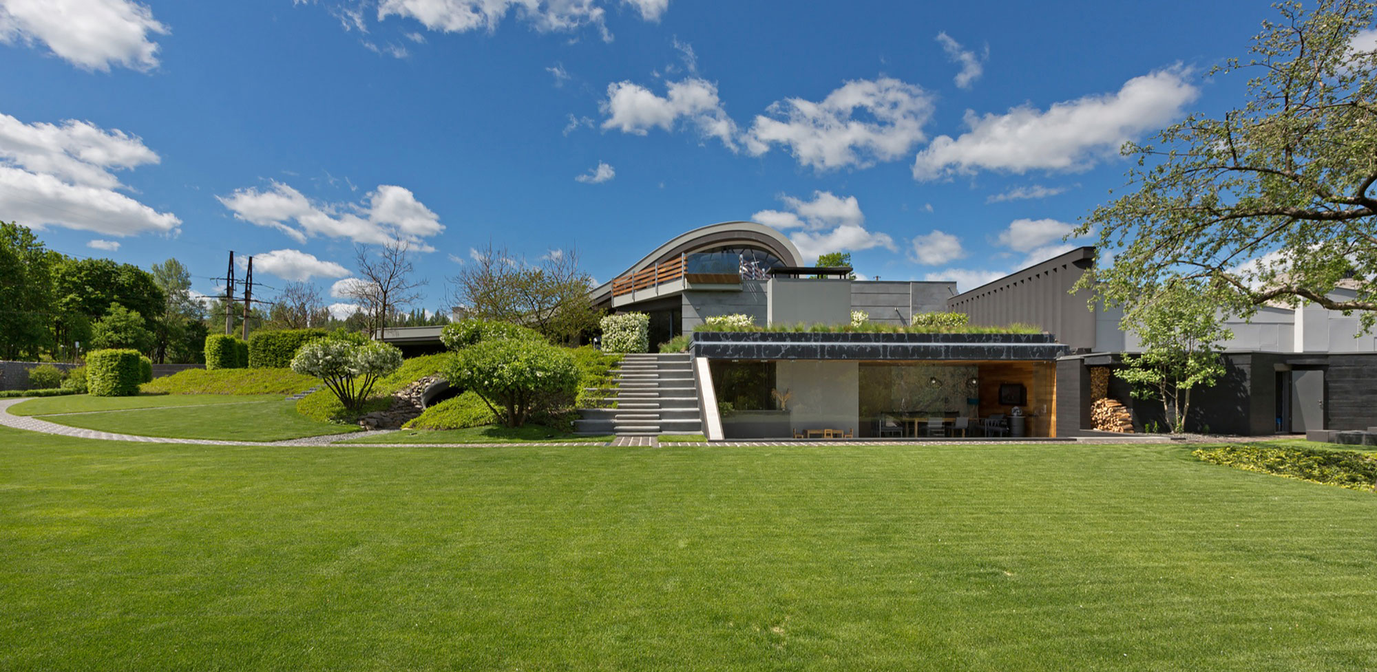 A Stylish Modern Home with a Stunning Landscaping Program in Kharkiv by Sbm Studio (1)