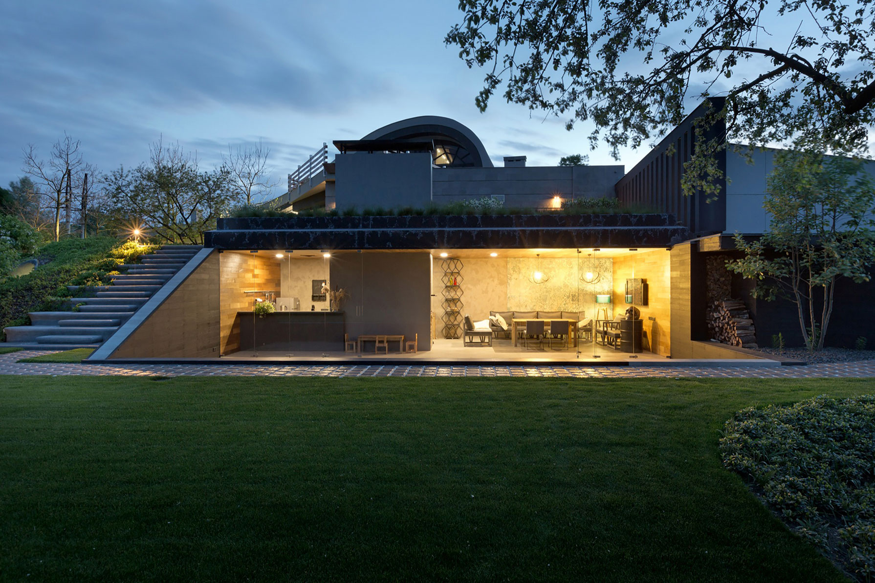 A Stylish Modern Home with a Stunning Landscaping Program in Kharkiv by Sbm Studio (22)