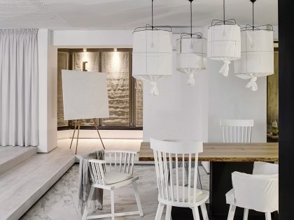 A Stylish Monochromatic Apartment with Exquisite Interiors in Kiev, Ukraine by FORM Architectural Bureau (16)