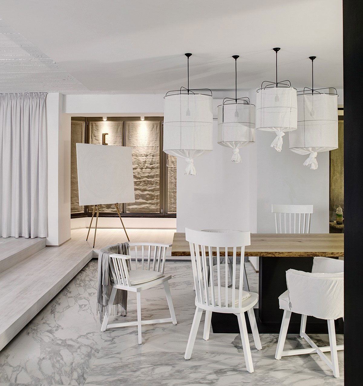 A Stylish Monochromatic Apartment with Exquisite Interiors in Kiev, Ukraine by FORM Architectural Bureau (16)