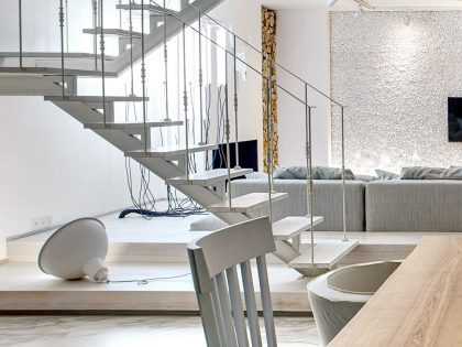 A Stylish Monochromatic Apartment with Exquisite Interiors in Kiev, Ukraine by FORM Architectural Bureau (18)