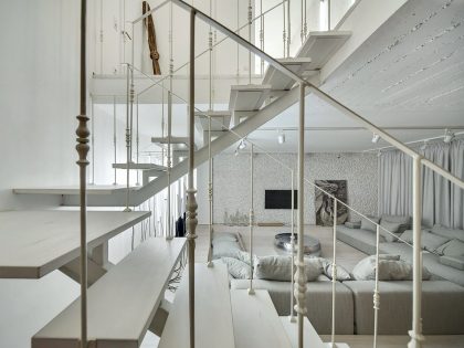 A Stylish Monochromatic Apartment with Exquisite Interiors in Kiev, Ukraine by FORM Architectural Bureau (19)